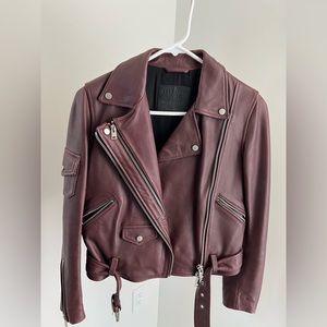 ALLSAINTS leather biker jacket